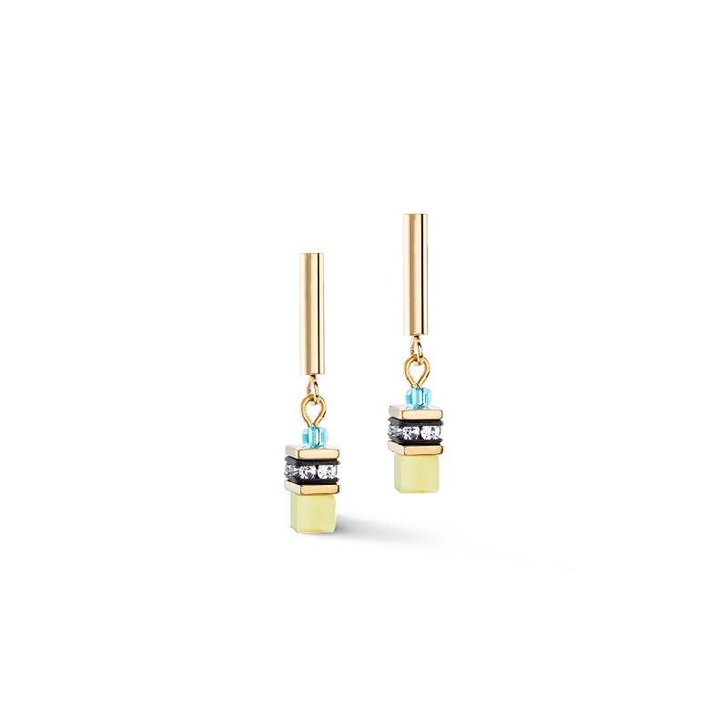 Earrings For Steady Wear-GeoCUBE® Lite Mini Earrings Rainbow