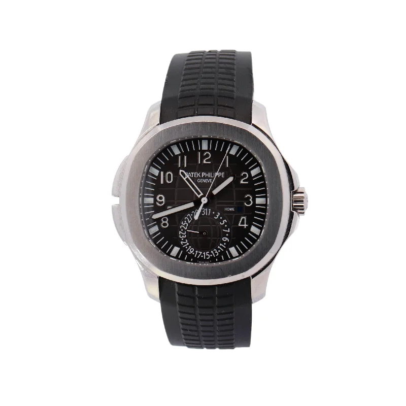 Watches For Solo Wear-Patek Philippe Aquanaut 40mm Grey Dial Watch Ref# 5164A-001