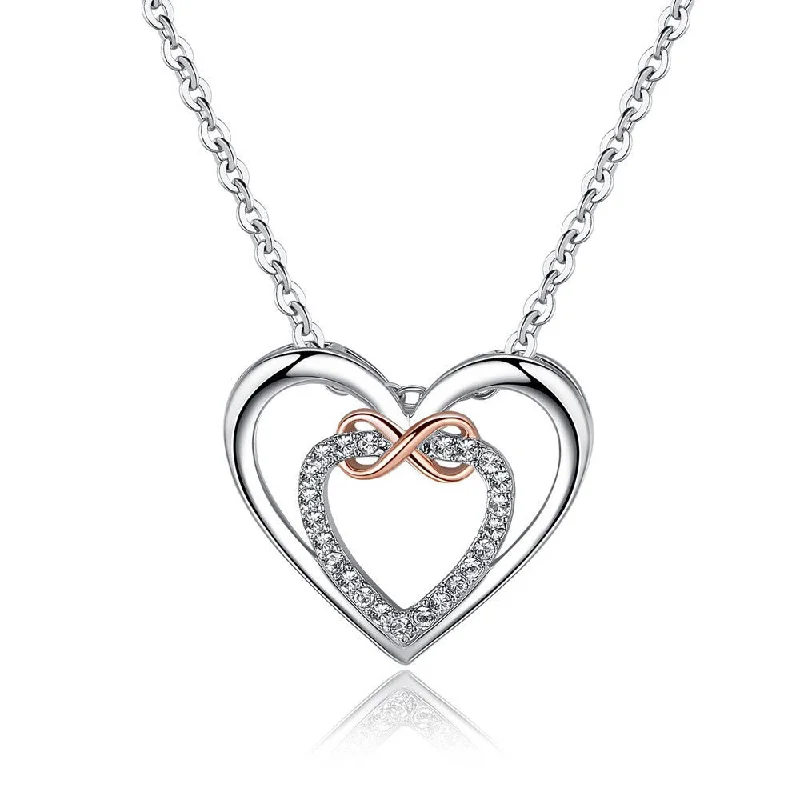 Heart Pendant Cross Chain