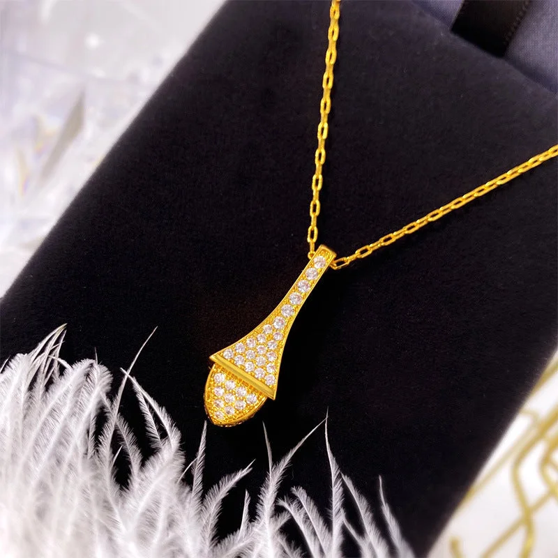 Gold White Diamond (Necklace)