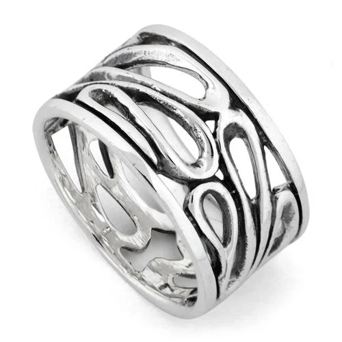 Best Rings For Daily Use-Sterling Silver Swirl Ring