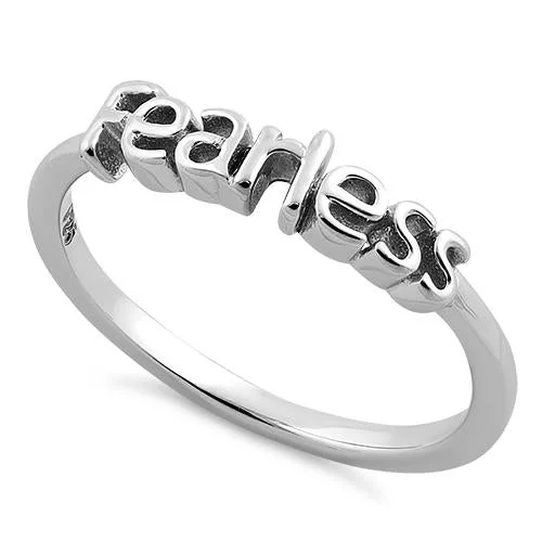 Rings Brand Reviews-Sterling Silver "Fearless" Ring