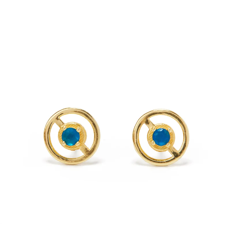 Earrings For Special Occasions-Third Eye Stud Earrings