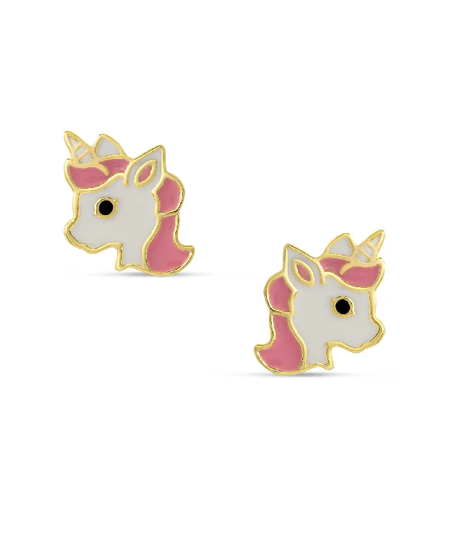 Low Key Earrings-Unicorn Stud Earrings