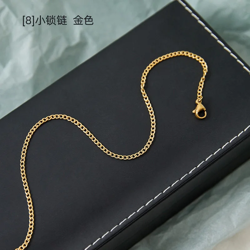 [8] Small Chain Gold 45cm