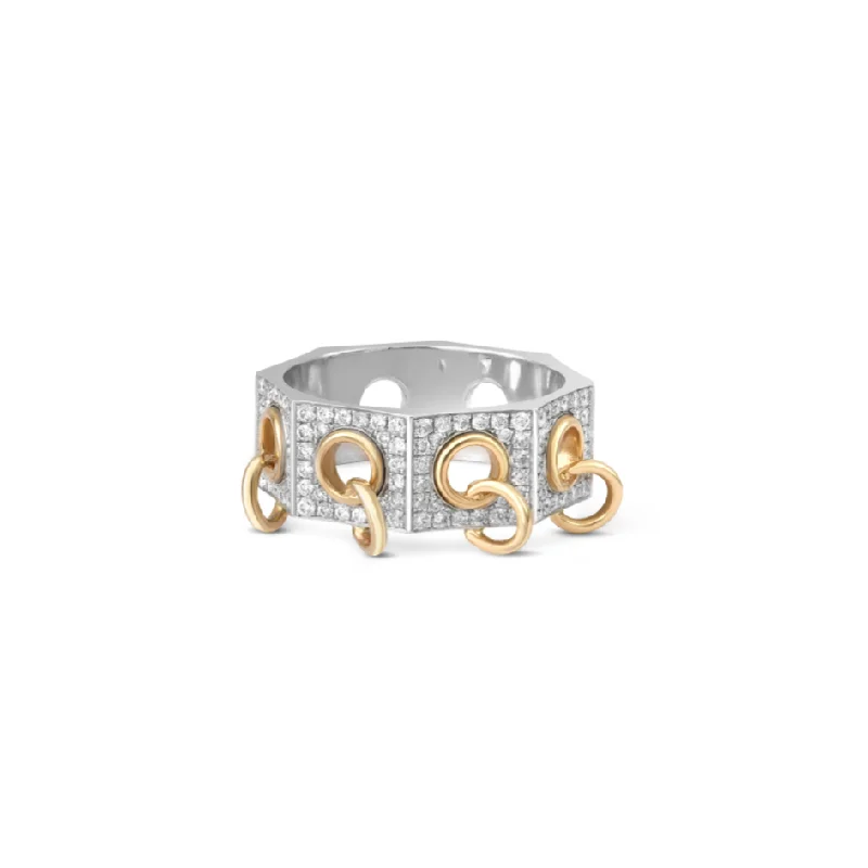 Rings For Epic Looks-Diamond Eyelet Statement Ring