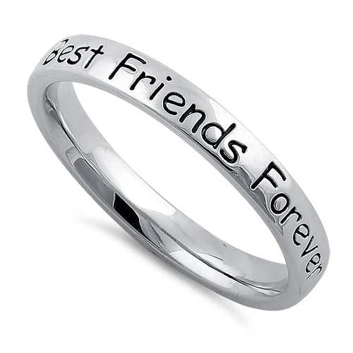 Rings For Tiny Hands-Sterling Silver "Best Friends Forever" Ring