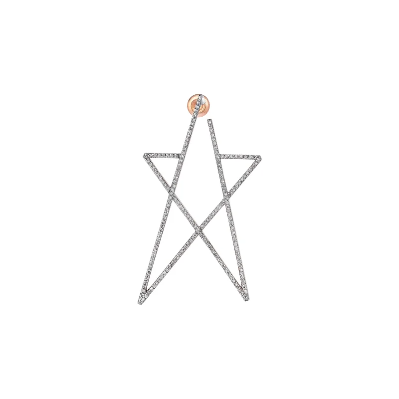 Earrings Glow Tips-Starstruck Doodle Star Earring