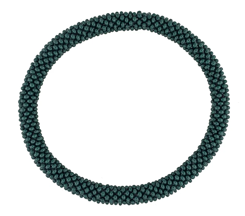 Bracelets With Gemstone Drops-Men's Roll-On® Bracelet <br> Forest Green