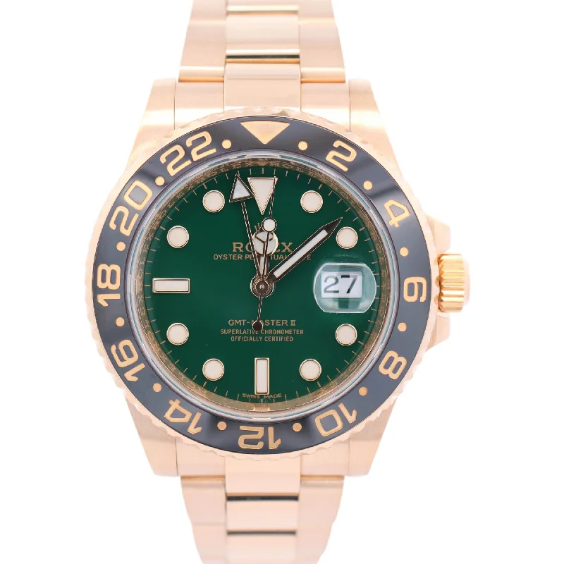 Watches Feel Guide-Rolex GMT Master II 40mm Green Dial Ref# 116718