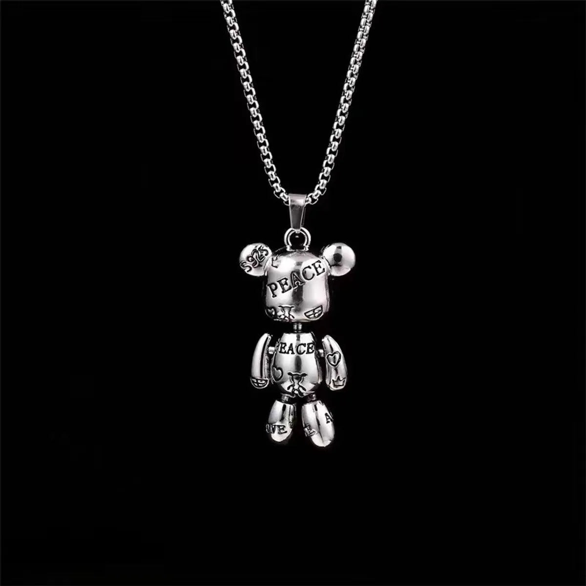 Necklaces For Spring Days-Streetwear Animal Alloy Wholesale Pendant Necklace