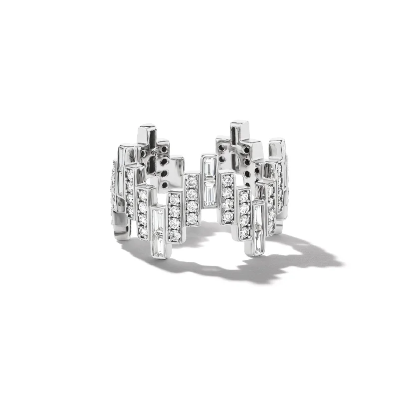 Rings For High Flair-Enlightenment Equilibrium Baguette & Round Diamond Ring