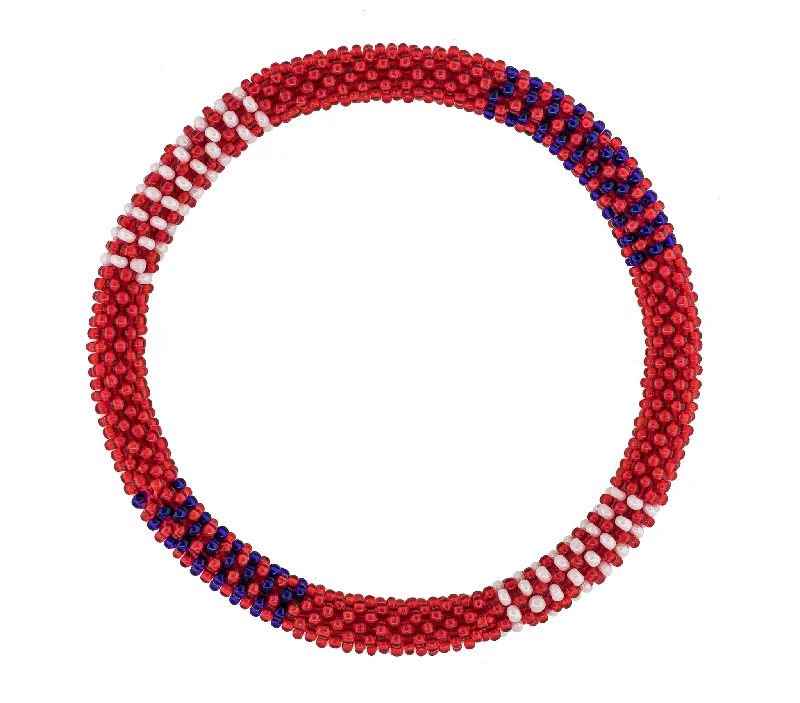 High Fit Bracelets-Men's Roll-On® Bracelet <br> Red, White and Blue