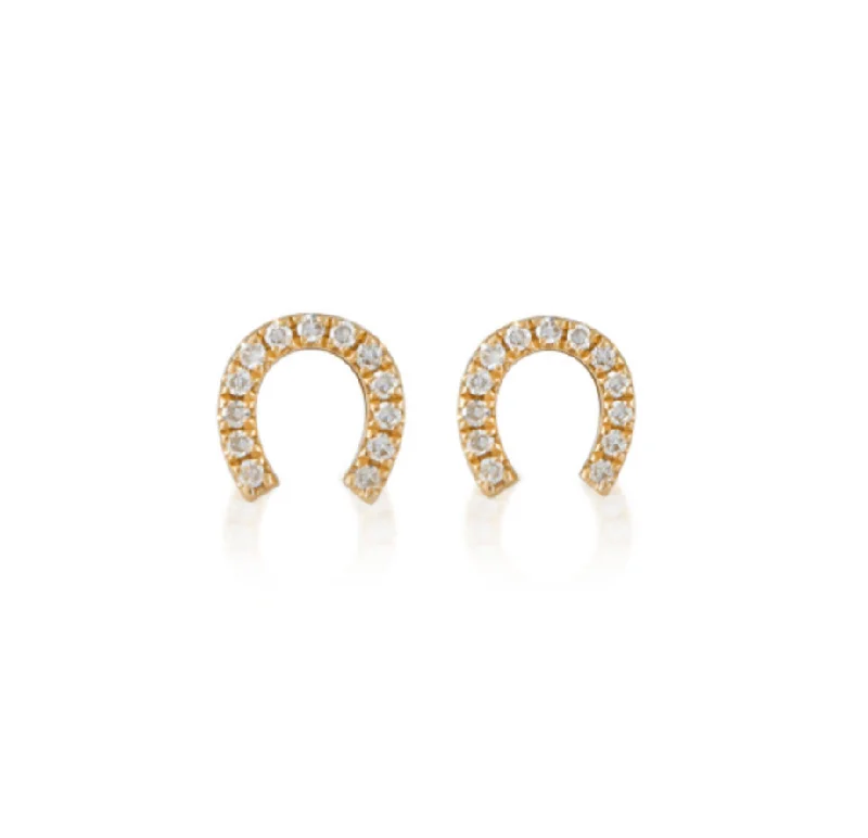 Earrings Care Tips-Petite Horseshoe Studs