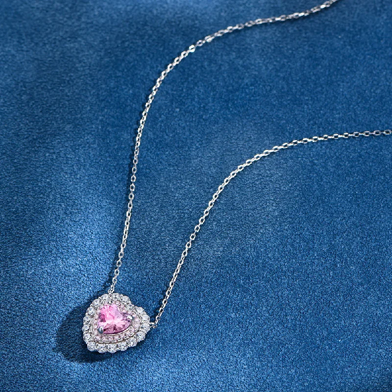 Pink Diamond Necklace