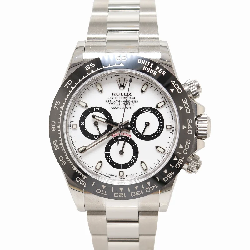 Watches For Rural Style-Rolex Daytona 40mm White Dial Watch Ref# 116500LN