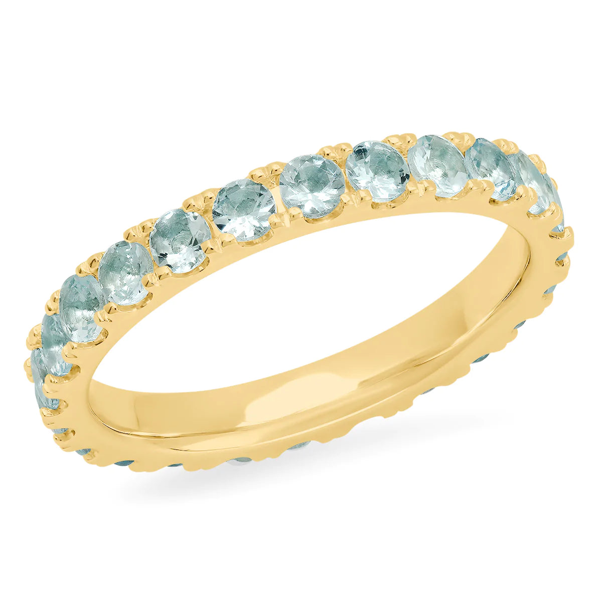 Best Rings For Weddings-Large Diamond or Gemstone Eternity Band Ring