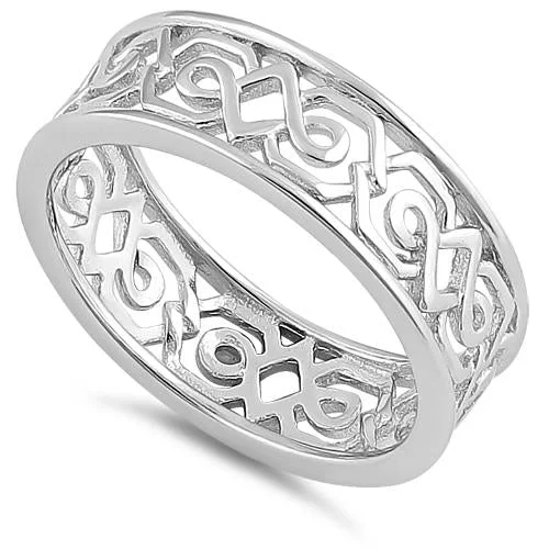 Best Pick Rings-Sterling Silver Unique Patterns Ring