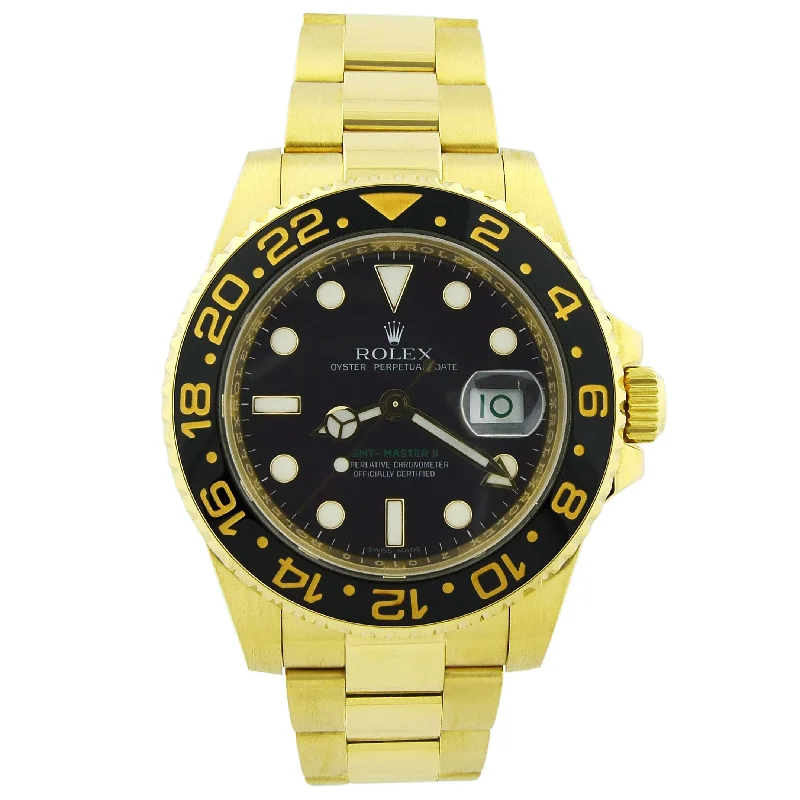 Watches Wear Test-Rolex GMT-Master II 40mm Black Dial Watch Ref# 116718LN