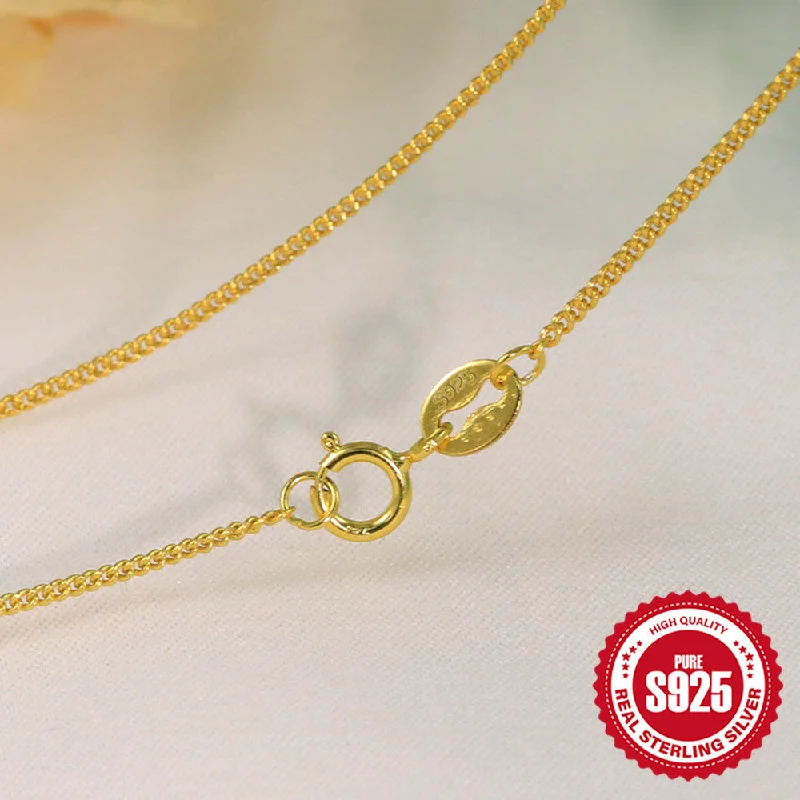 #4 Golden Curb Necklace 45cm