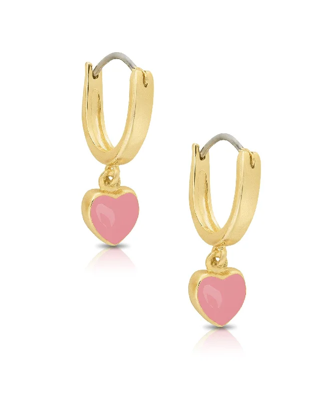 Best Luxe Earrings-Heart Drop Earrings