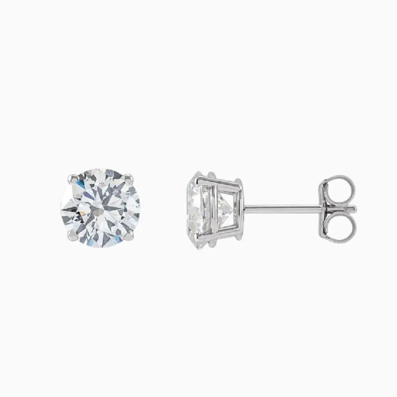 Earrings For Big Nights-Diamond Studs