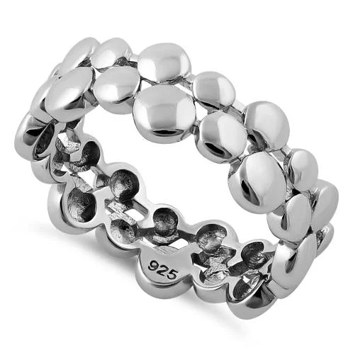 Statement Rings For Impact-Sterling Silver Bubbles Ring