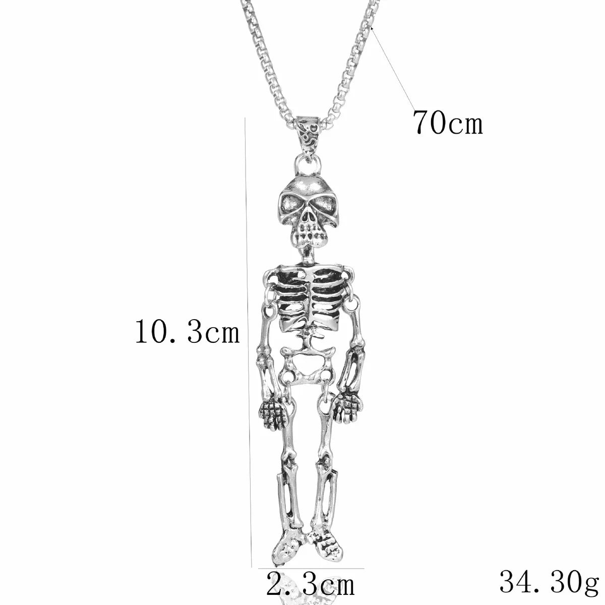 Human Skeleton [Titanium Steel Chain]]