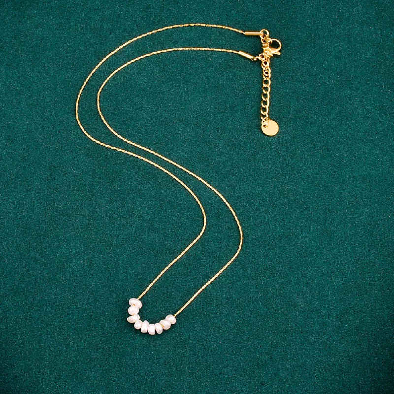 18K Golden-Freshwater Pearl