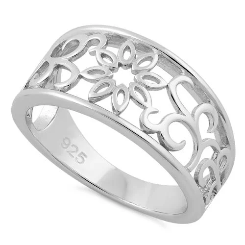 Best Made Rings-Sterling Silver Vines Flower Ring