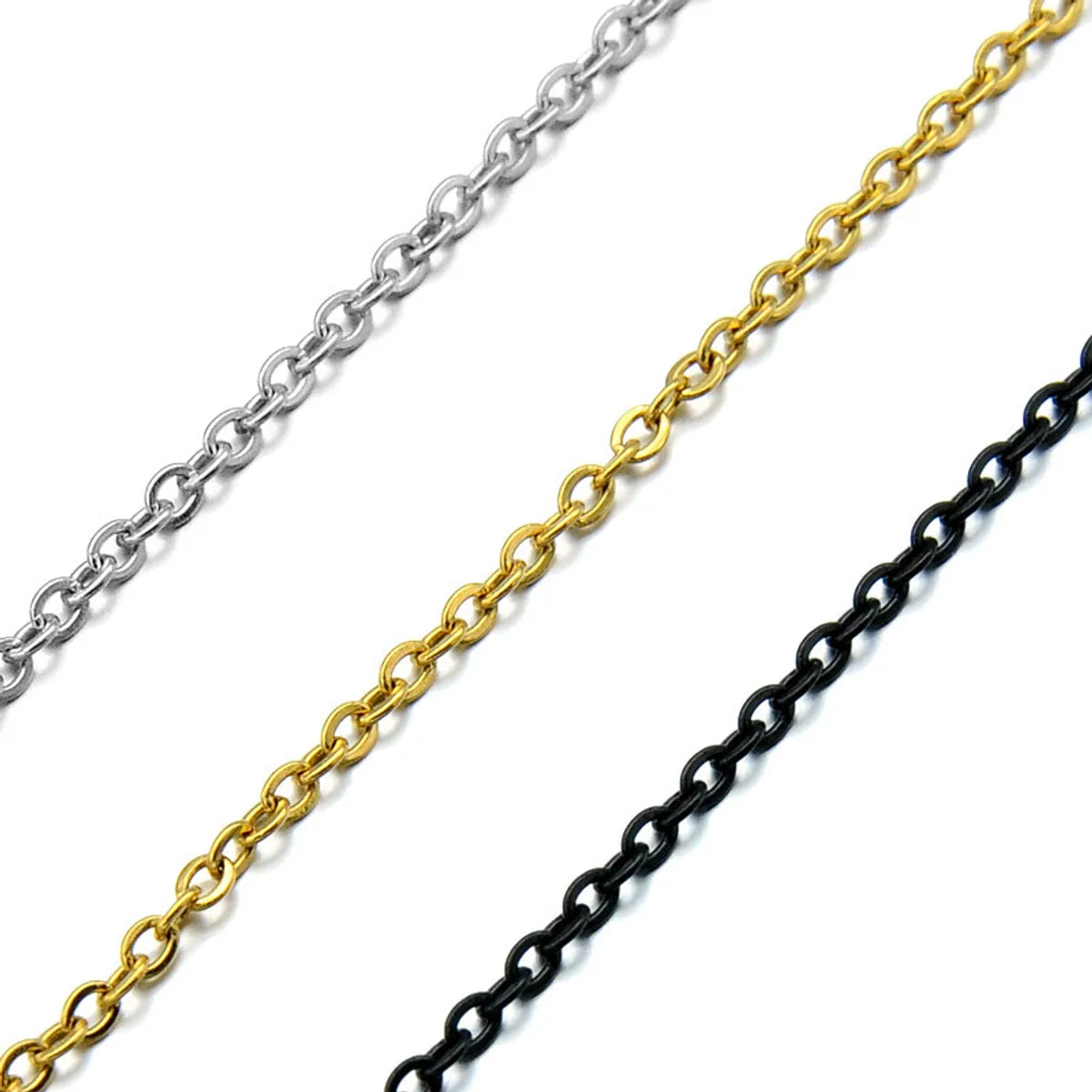 Necklaces Upkeep Tips-Hip-Hop Geometric 304 Stainless Steel Plating Men'S Necklace