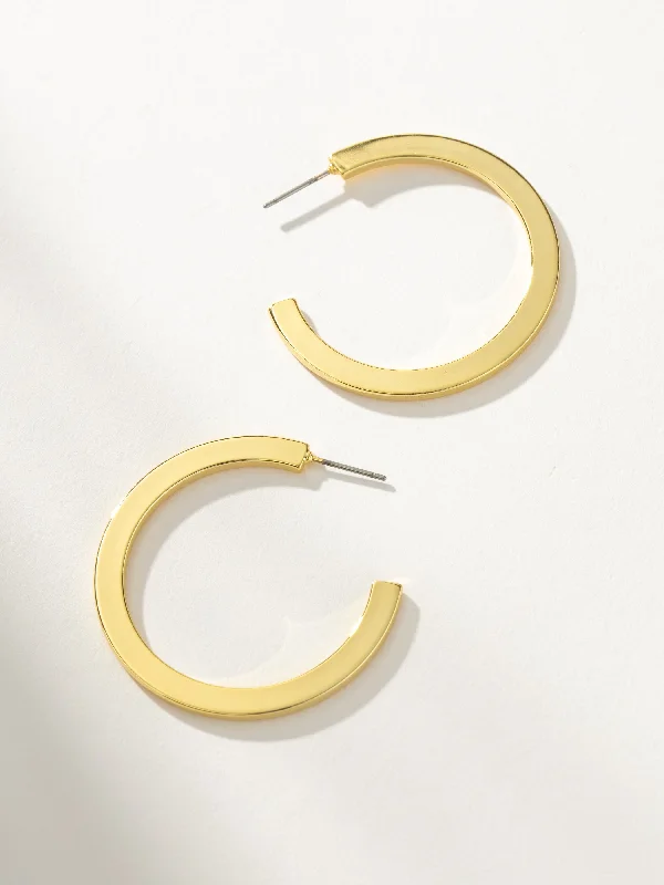 Best Light Earrings-Cinema Hoop Earrings