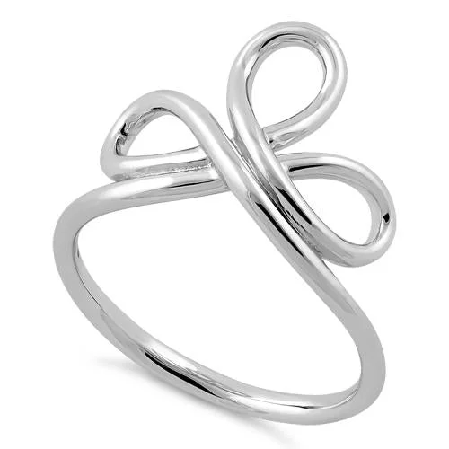 Rings Life Guide-Sterling Silver Lace Ribbon Ring