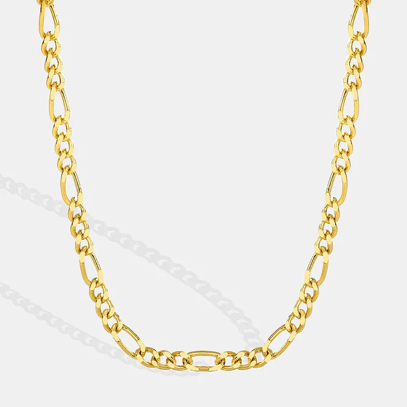 Necklaces For Winter Days-Simple Style Classic Style Solid Color Copper Plating 18k Gold Plated Silver Plated Necklace