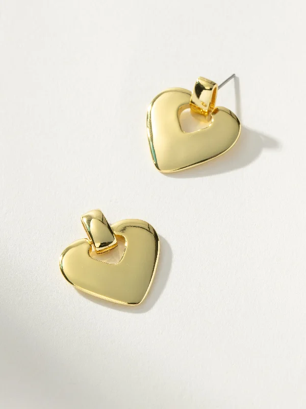 Soft Earrings For Ease-Declaration of Love Heart Earrings