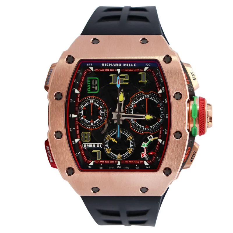 Best Unique Watches-Richard Mille RM65-01 42.5mm Openwork Dial Watch Ref# RM65-01