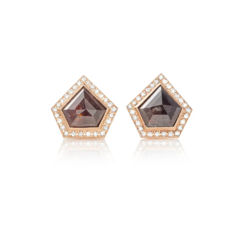 Earrings Budget Picks-Penta Halo Studs