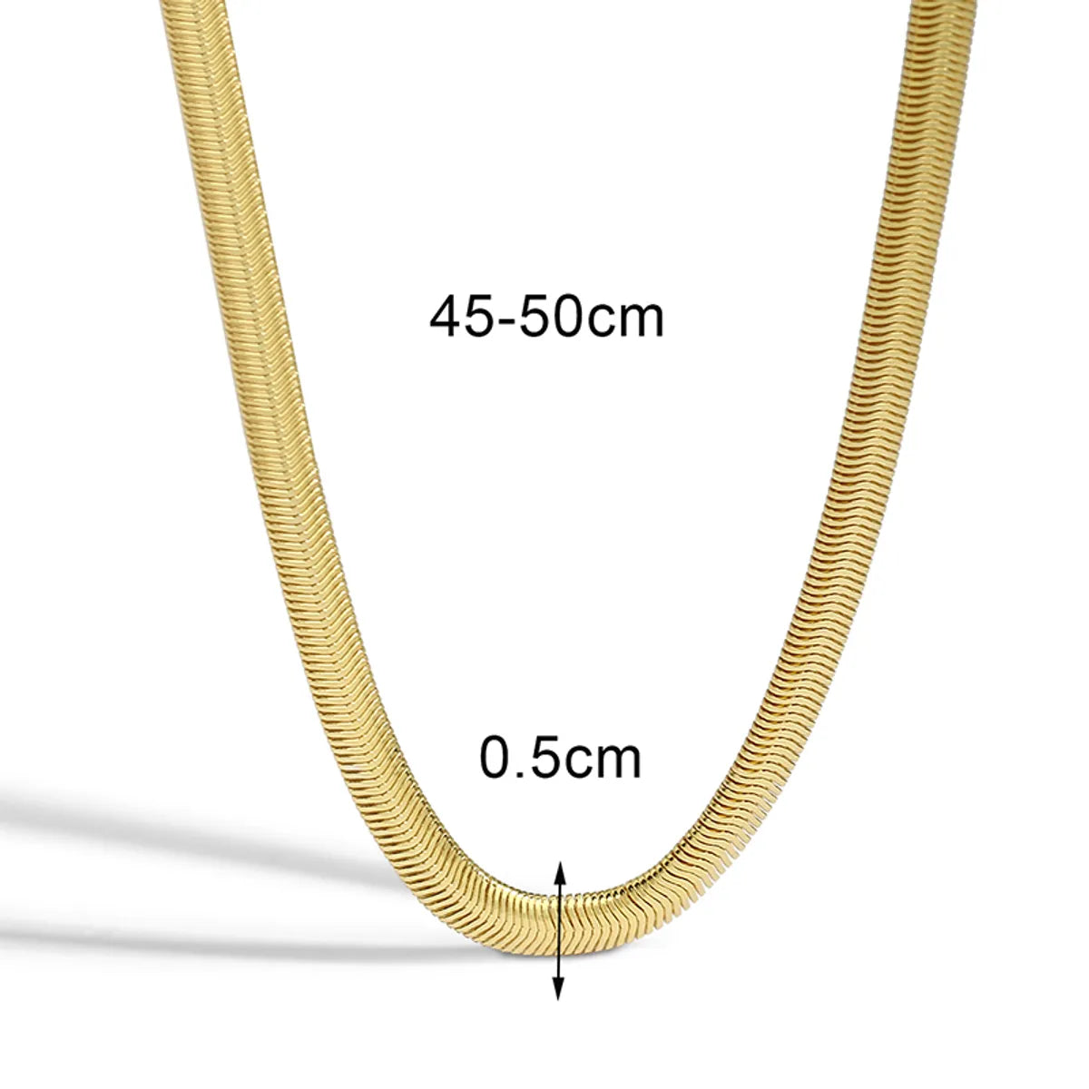 Necklaces Wear Tips-Simple Style Solid Color Copper Plating 18k Gold Plated Women's Necklace