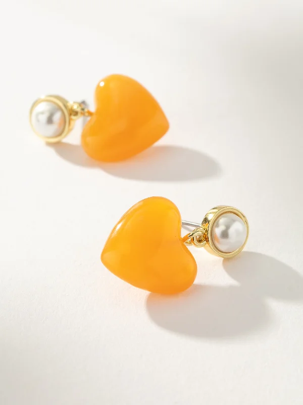 Earrings For Cool Looks-Candy Heart Earrings