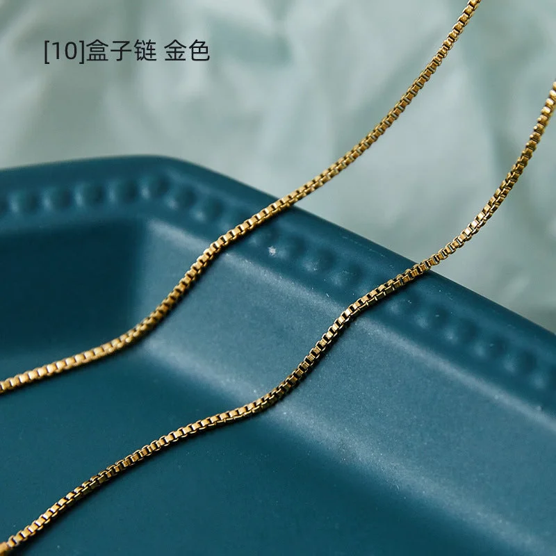 [10] Box Chain Gold 45cm