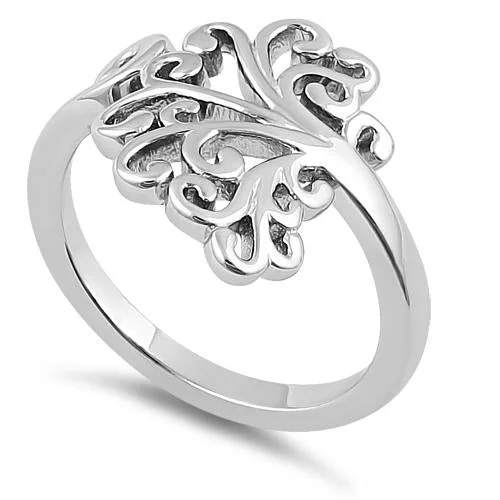 Rings For Jeans Style-Sterling Silver Hidden Hearts Tree of Life Ring