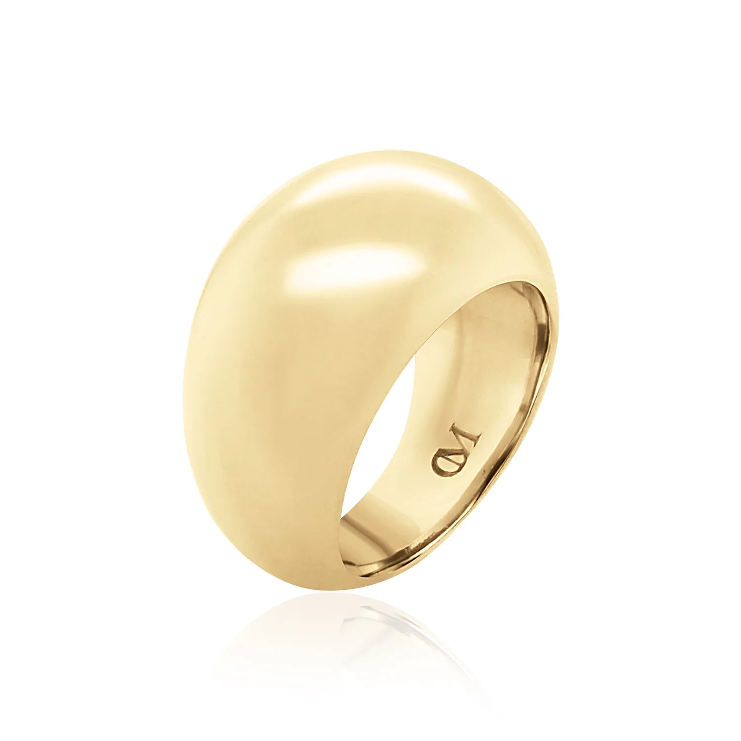 Best Fresh Rings-Chunky Gold Nomad Ring