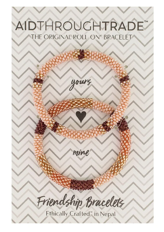 Bracelets For High Shine-***NEW*** Roll-On® Friendship Bracelets <br> Rosewood