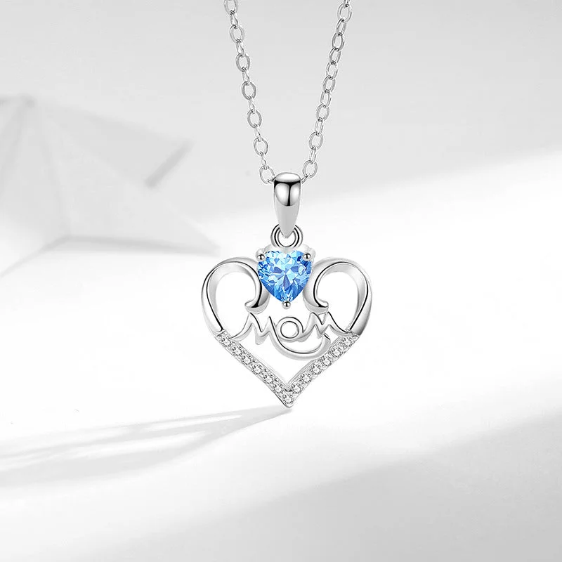 D652 Blue Diamond (with Cross Chain)