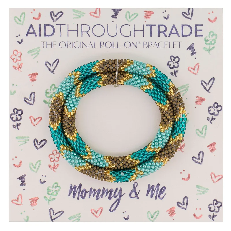 Bracelets Glow Tips-*NEW* Mommy & Me Roll-On® Bracelets <br> Patina