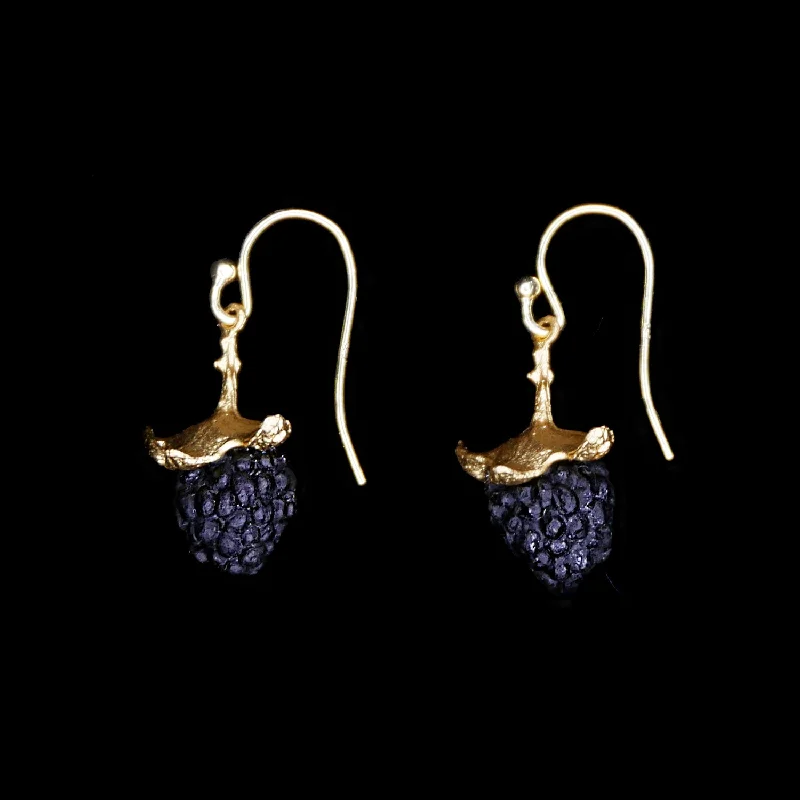 Earrings For Indoor Events-Blackberry Earrings - Drop