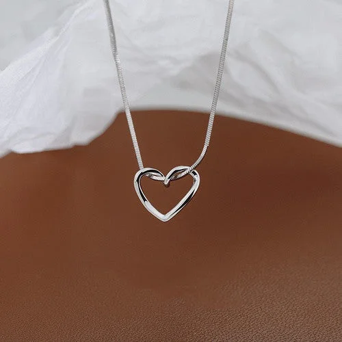 Hollow Heart Necklace