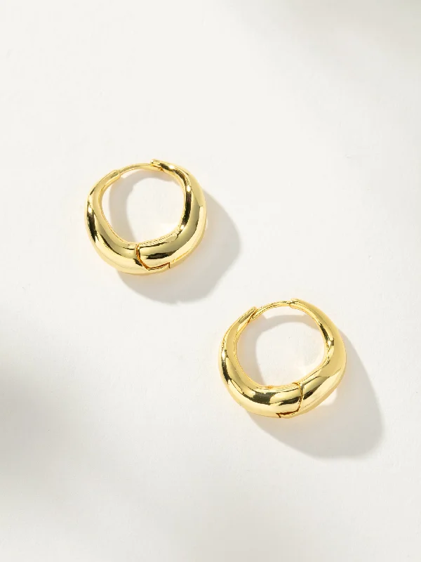 Best Earrings For Dressy Nights-Organic Huggies