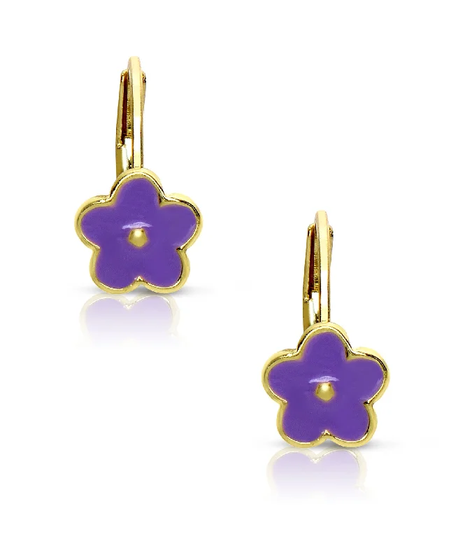 Earrings Shape Guide-Flower Leverback Earrings