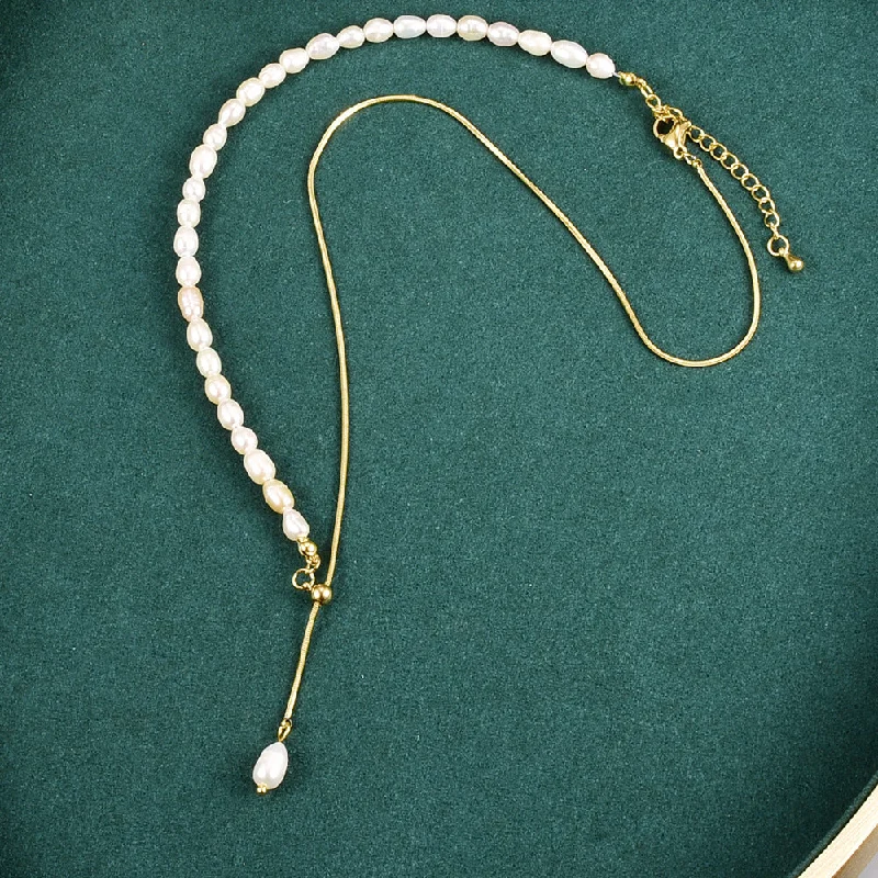 18K Golden-Freshwater Pearl